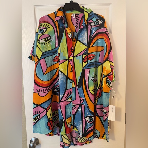 NWT LIVE 4 TRUTH Button Down Short Sleeve 1X - Picture 2 of 8